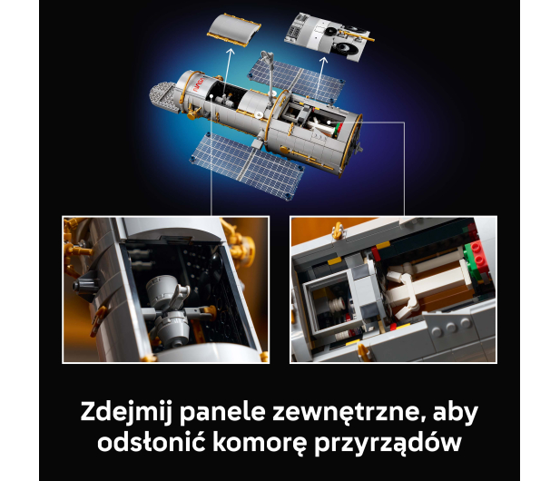 LEGO ICONS 11382 Kosmiczny Teleskop Hubble’a - 1547386 - zdjęcie 6
